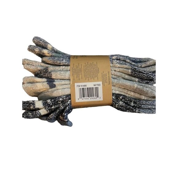 BEAR PAW 4 PACK BOOT SOCK — NAVY - Picture 2 of 3